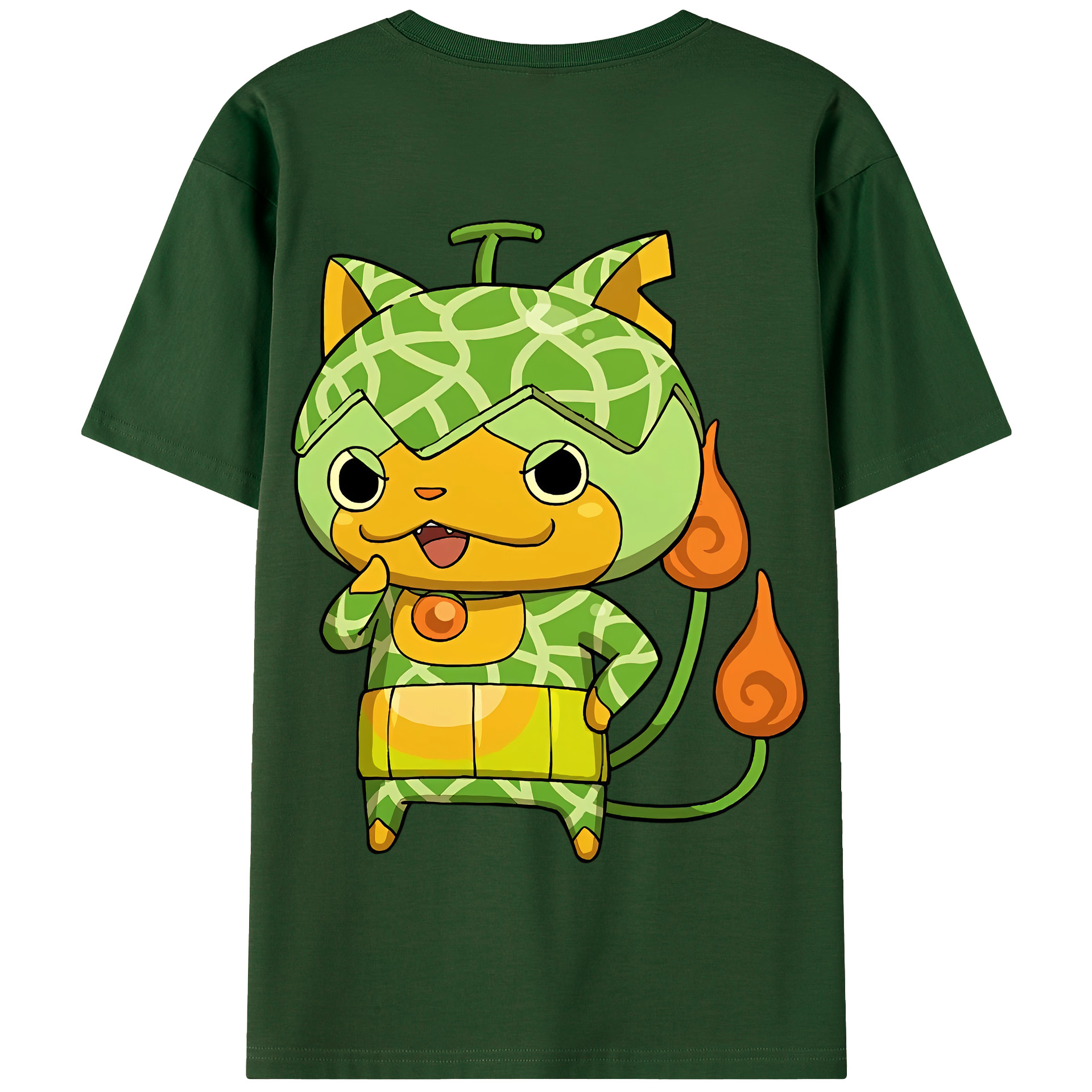 （画像用） 妖怪ウォッチ Yo-kai Watch 綿100％半袖Tシャツ（背面プリント）
